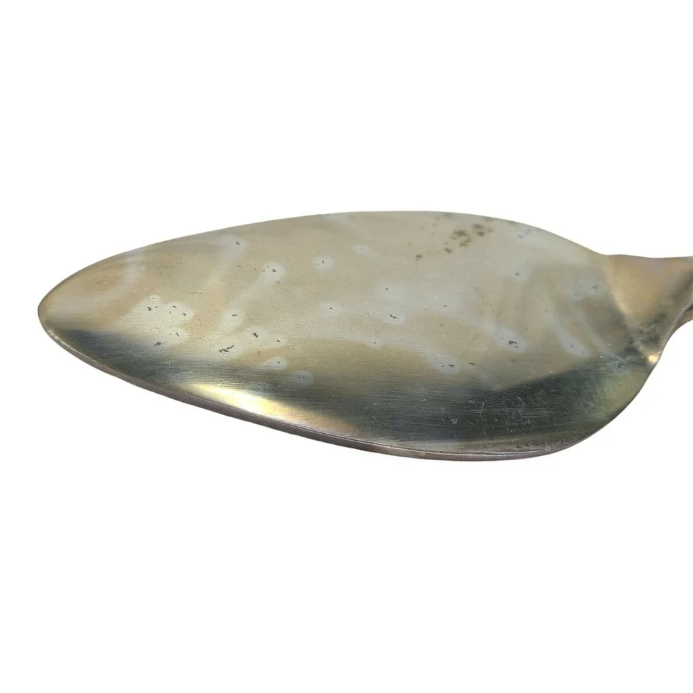 Metal Fluted Cake Dessert Server Green Rnd Platter‎ Plate 2 Pc Set SimplyDesignz
